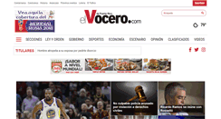 Desktop Screenshot of elvocero.com